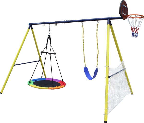 Изображение товара Игровой комплекс UNIX Kids 4в1 / PL4IN1YL (желтый)