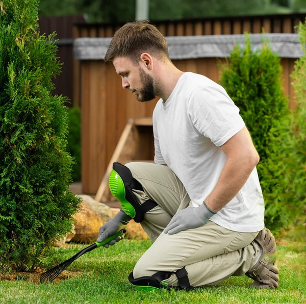 Изображение товара Наколенники строительные СибрТех C рифленой PVC накладкой | 89413