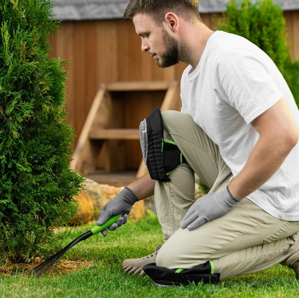 Изображение товара Наколенники строительные СибрТех C рифленой PVC накладкой / 89414