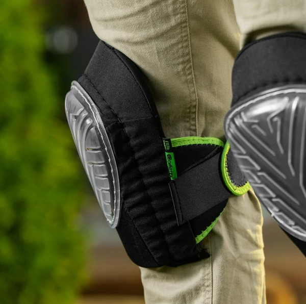 Изображение товара Наколенники строительные СибрТех C рифленой PVC накладкой / 89414