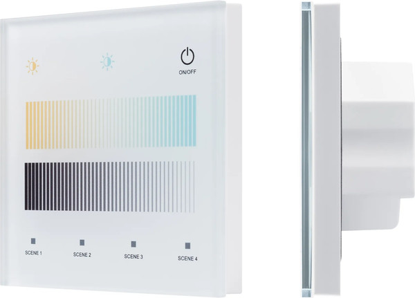 Изображение товара Выключатель Arlight Intelligent SMART-DALI-301-11-1G-4SC-MIX-IN White / 046551