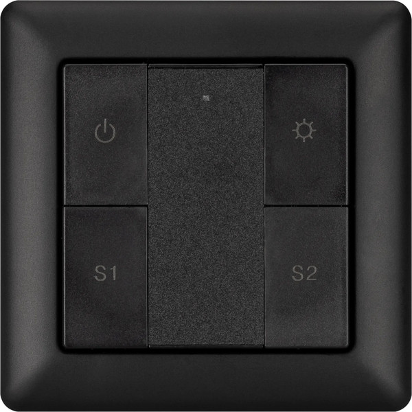 Изображение товара Выключатель Arlight Intelligent DALI-223-1G-2S-IN-BLACK / 031100