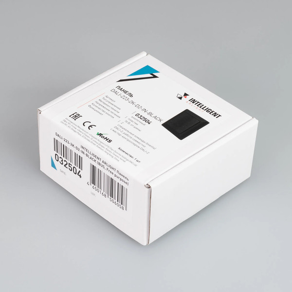 Изображение товара Выключатель Arlight Intelligent DALI-223-2K-D2-IN-BLACK / 032504