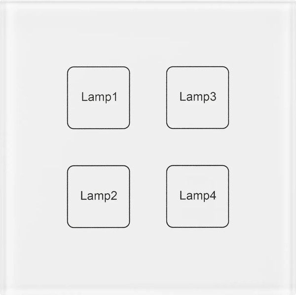 Изображение товара Выключатель Arlight Intelligent DALI-901-11-ADDR-DIM-DT6-IN White / 037192