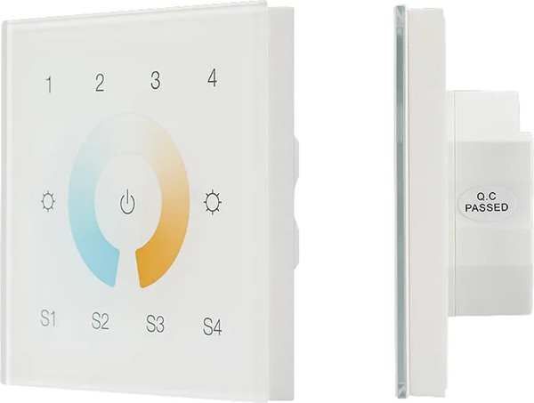 Изображение товара Выключатель Arlight Intelligent DALI-901-11-4G-4SC-MIX-DT8-IN White / 037198