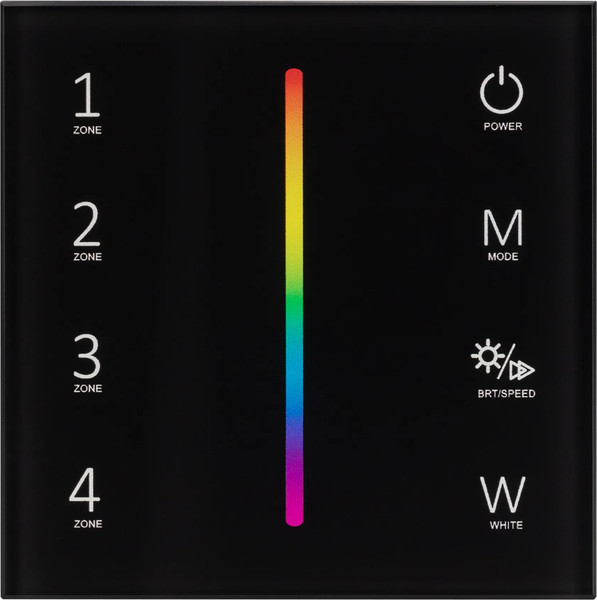 Изображение товара Выключатель Arlight Sens SMART-P30-RGBW Black / 027104