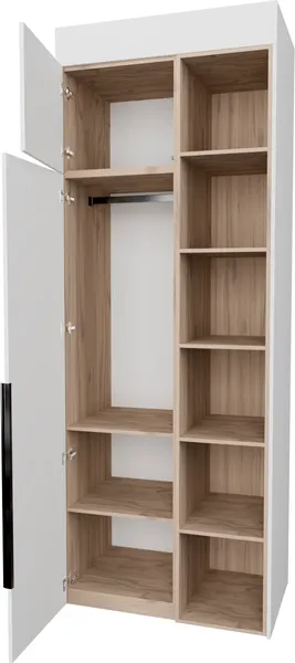 Изображение товара Шкаф Рэйгрупп Рэй S274-B2-EBЕ B2 (дуб элисон/белый премиум)