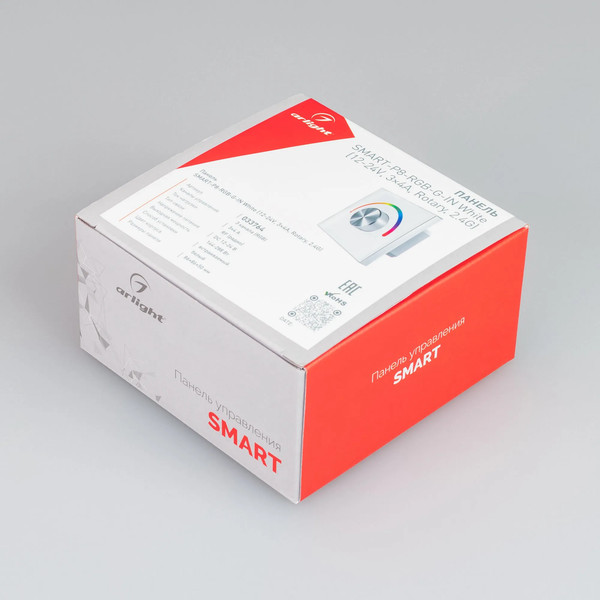 Изображение товара Выключатель Arlight SMART-P8-RGB-G-IN White / 033764