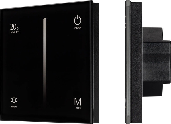 Изображение товара Выключатель Arlight SMART-P6-DIM-G-IN Black / 034780