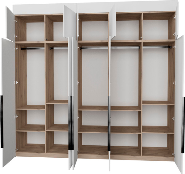 Изображение товара Шкаф Рэйгрупп Рэй S274-В12-1-EB В12-1 (дуб элисон/белый премиум)