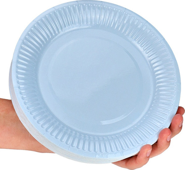 Изображение товара Набор одноразовых тарелок Miland ТГ-7042 (50шт, голубой)