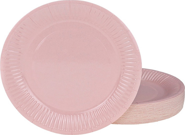 Изображение товара Набор одноразовых тарелок Miland ТГ-7041 (50шт, розовый)