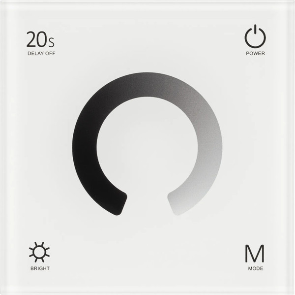 Изображение товара Выключатель Arlight SMART-P4-DIM-G-IN White / 034774