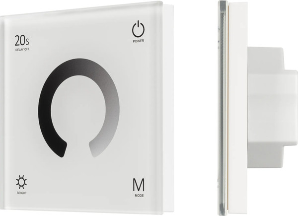 Изображение товара Выключатель Arlight SMART-P4-DIM-G-IN White / 034774