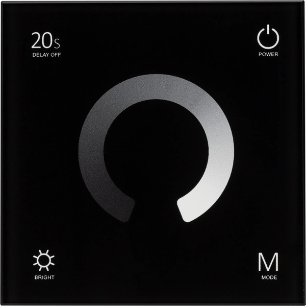 Изображение товара Выключатель Arlight SMART-P4-DIM-G-IN Black / 034778