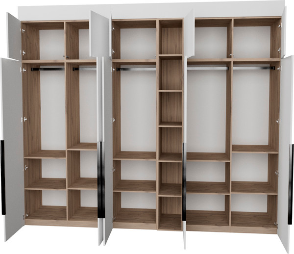 Изображение товара Шкаф Рэйгрупп Рэй S274-В13-1-EBЕ В13-1 (дуб элисон/белый премиум)