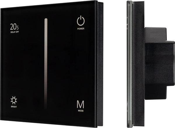 Изображение товара Выключатель Arlight SMART-P36-DIM-IN Black / 028110