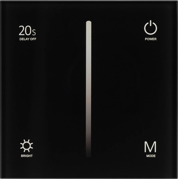 Изображение товара Выключатель Arlight SMART-P36-DIM-IN Black / 028110
