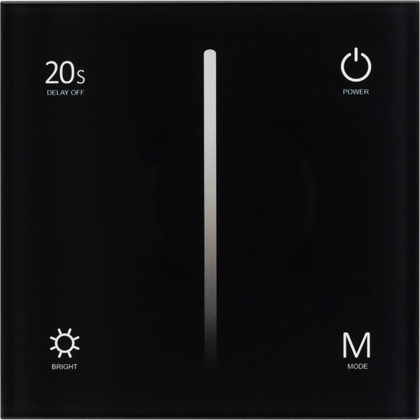 Изображение товара Выключатель Arlight SMART-P35-DIM-IN Black / 028113