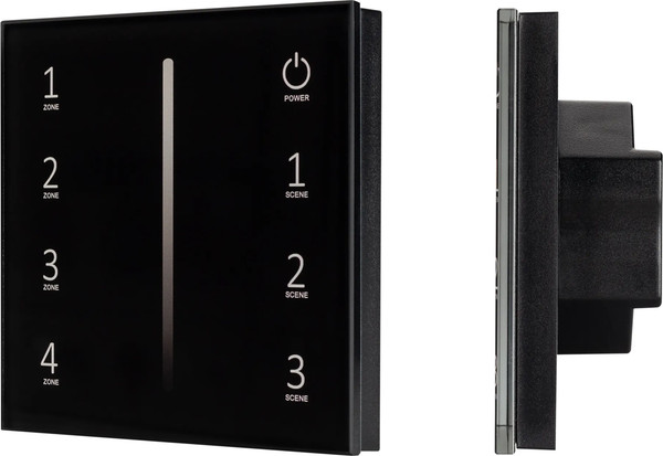 Изображение товара Выключатель Arlight SMART-P34-DIM-IN Black / 028112