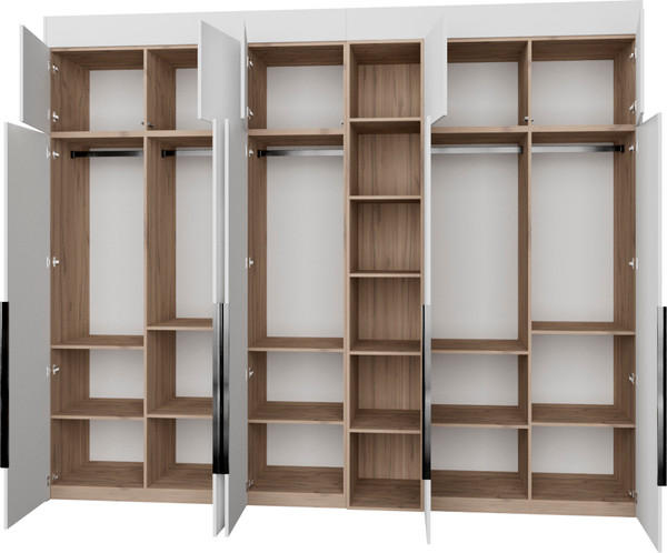 Изображение товара Шкаф Рэйгрупп Рэй S274-В14-1-EBЕ В14-1 (дуб элисон/белый премиум)