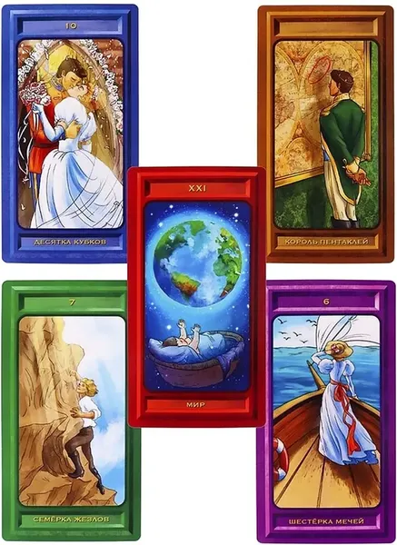 Изображение товара Гадальные карты Miland Таро. Ключ от всех дверей / ГК-4577 (78 карт)