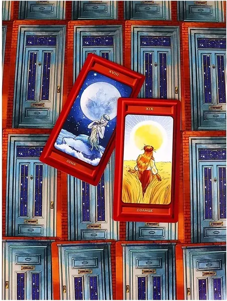 Изображение товара Гадальные карты Miland Таро. Ключ от всех дверей / ГК-4577 (78 карт)