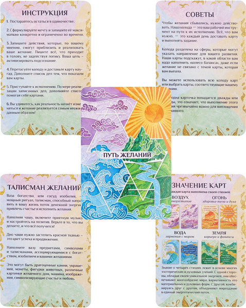 Изображение товара Гадальные карты Miland Метафорические. Путь желаний / ИК-1768 (72 карты)