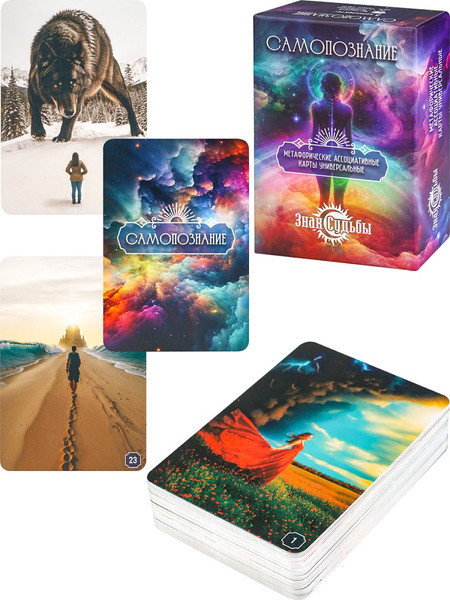 Изображение товара Гадальные карты Miland Метафорические. Самопознание / ИК-5605 (72 карты)