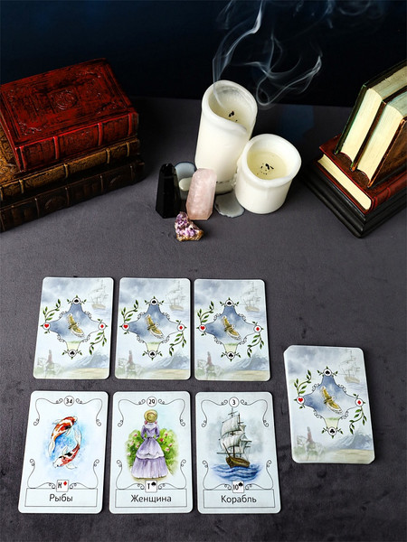 Изображение товара Гадальные карты Miland Волшебное гадание Марии Ленорман / ГК-3258 (36 карт)