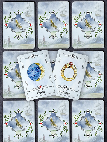Изображение товара Гадальные карты Miland Волшебное гадание Марии Ленорман / ГК-3258 (36 карт)