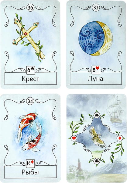 Изображение товара Гадальные карты Miland Волшебное гадание Марии Ленорман / ГК-3258 (36 карт)