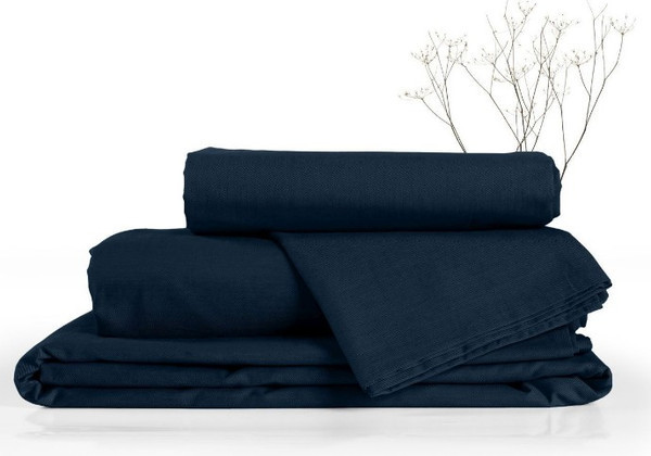 Изображение товара Комплект постельного белья Verossa Сатин Евро / 790370 (Twilight blue, 50x70, 2шт, 70x70, 2шт )