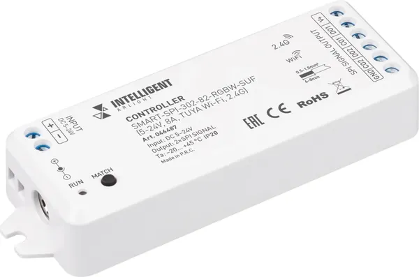 Изображение товара Контроллер для светодиодной ленты Arlight Intelligent SMART-SPI-302-82-RGBW-SUF / 046487