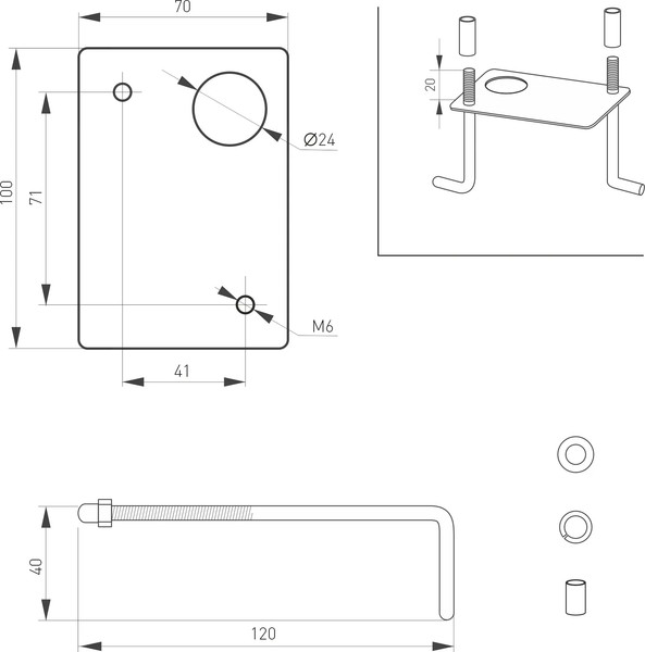 Изображение товара Светильник уличный Arlight LGD-MARK-BOLL-H650-7W Warm3000 GR / 029965