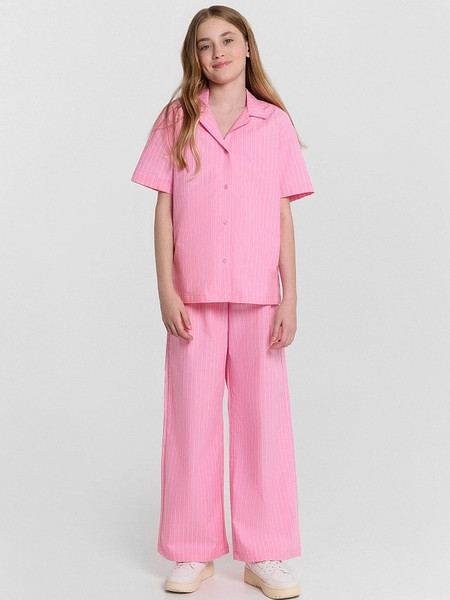 Изображение товара Штаны детские Mark Formelle 187839 (р.158-80, полоска на розовом)