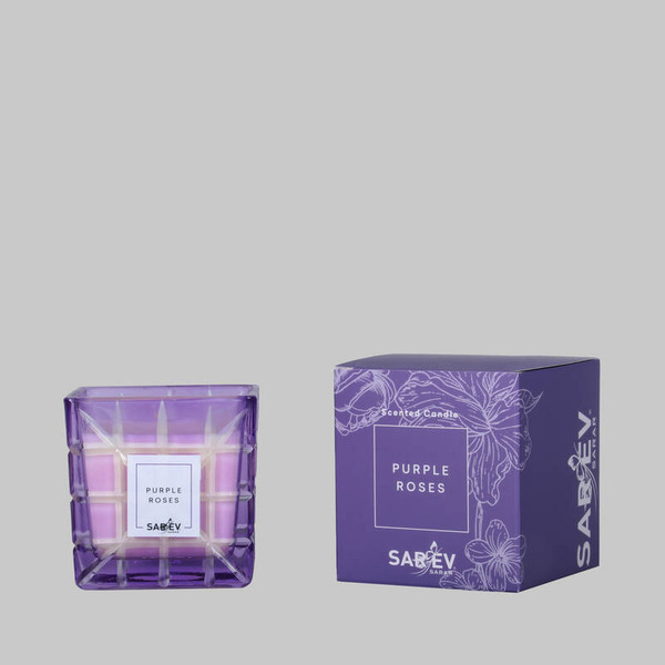 Изображение товара Свеча Sarev Purple Roses AR002