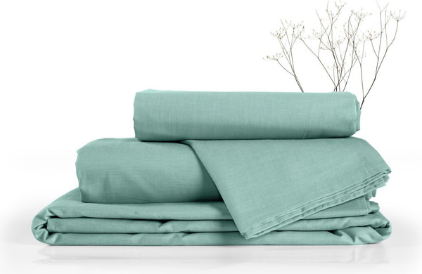 Изображение товара Комплект постельного белья Verossa Melange Семейный / 775873 (Emerald, 50x70, 2шт, 70x70, 2 шт)