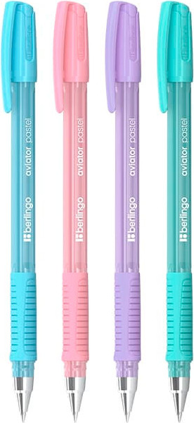 Изображение товара Ручка шариковая Berlingo Aviator Pastel / CBp_07512 (в ассортименте)