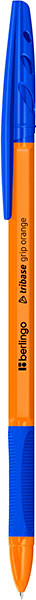 Изображение товара Ручка шариковая Berlingo Tribase Grip Orange / CBp_70960 (в ассортименте)