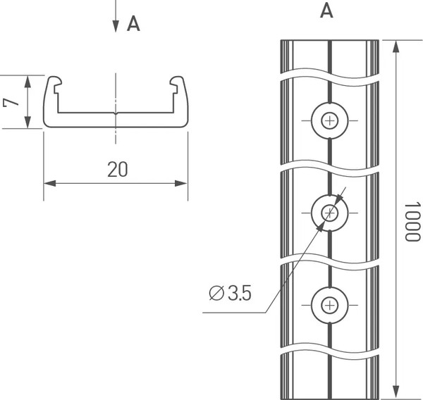Изображение товара Профиль для светодиодной ленты Arlight ARL-MOONLIGHT-1516-1000 CLEAR / 025557