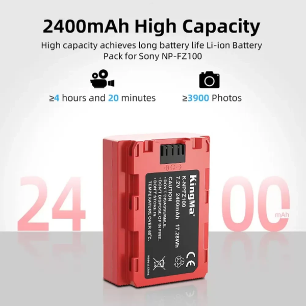 Изображение товара Аккумулятор для камеры Kingma KM-NP-FZ100