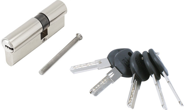 Изображение товара Цилиндровый механизм замка Аллюр HD F 80-5К CP (35x45) (хром)