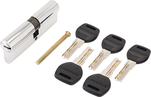 Изображение товара Цилиндровый механизм замка Аллюр HD F 70-5К CP (30x40) (хром)