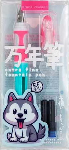 Изображение товара Ручка перьевая Bruno Visconti Kawaii Animals  / 20-0386 (0.38мм, синий)