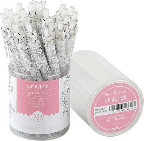 Изображение товара Ручка гелевая Bruno Visconti UniClick. Сакура / 20-0376/03 (0.38мм, синий)