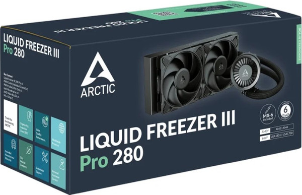 Изображение товара Кулер для процессора Arctic Cooling Liquid Freezer III Pro 280 Black (ACFRE00179A)