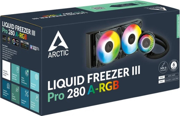 Изображение товара Кулер для процессора Arctic Cooling Liquid Freezer III Pro 280 A-RGB Black (ACFRE00183A)