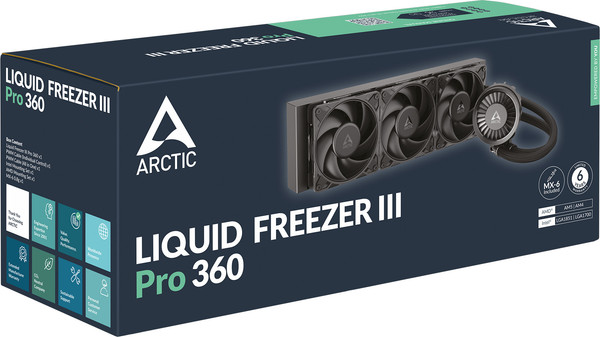 Изображение товара Кулер для процессора Arctic Cooling Liquid Freezer III Pro 360 Black (ACFRE00180A)