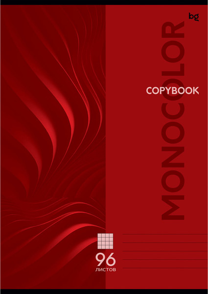 Изображение товара Тетрадь BG Monocolor. Classic / Т4ск96 63255 (96л, клетка)